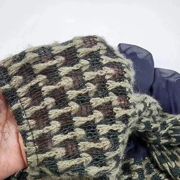 Anthropologie Areve Scoop Neck 3/4 Sleeve Knit  Sweater Flare Bottom Women's S - Picture 6 of 10